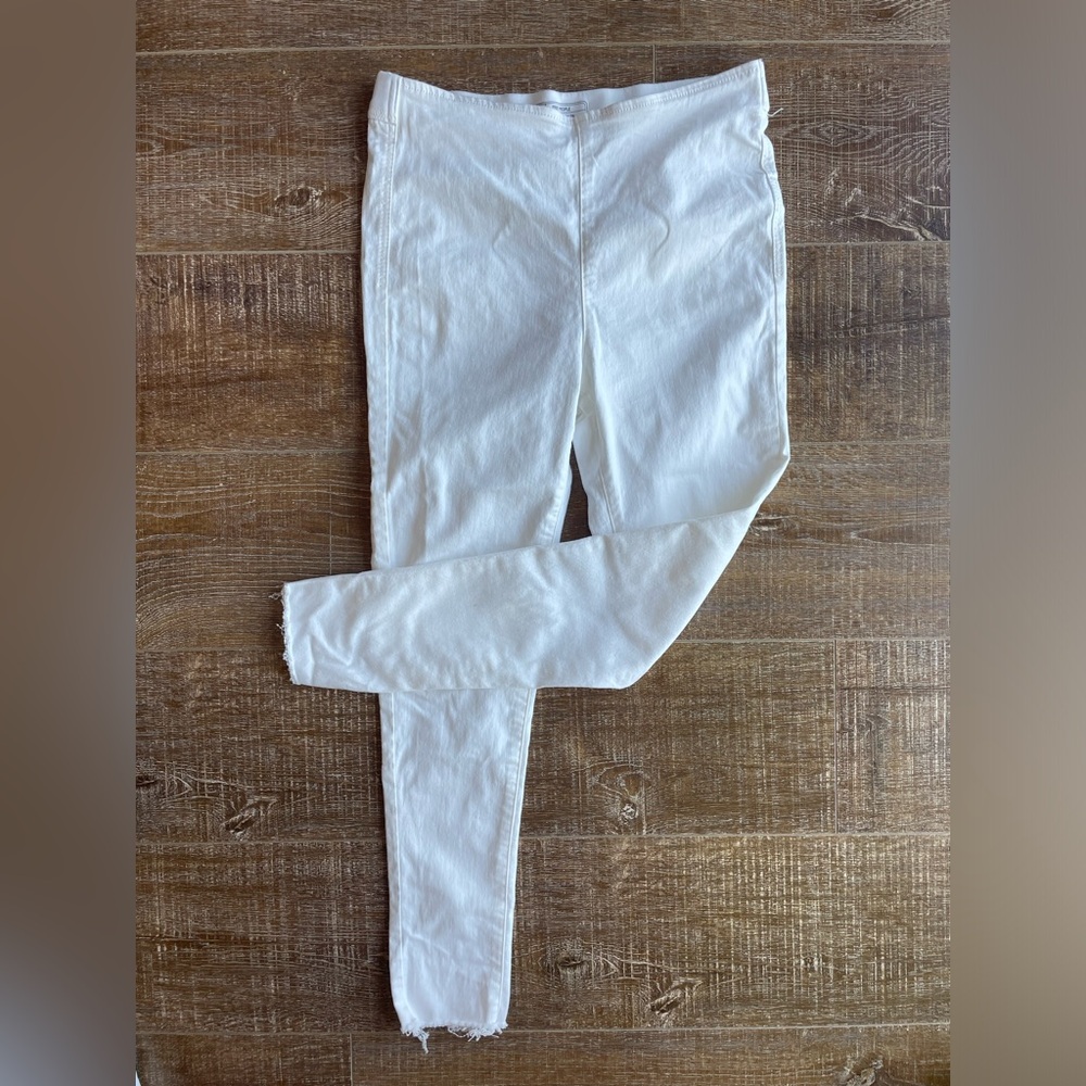 Free people white skinny stretch pants